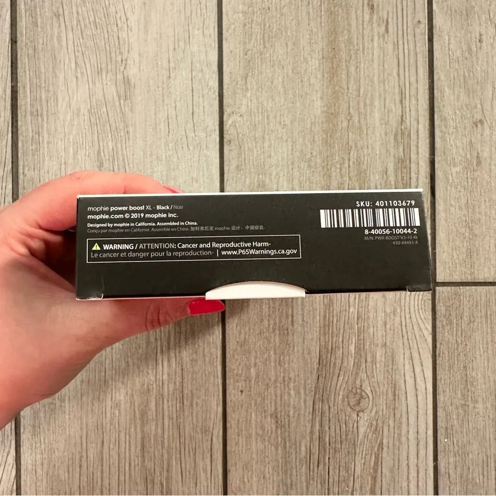 mophie Power Boost XL 10,400 mAh Portable Battery - Black